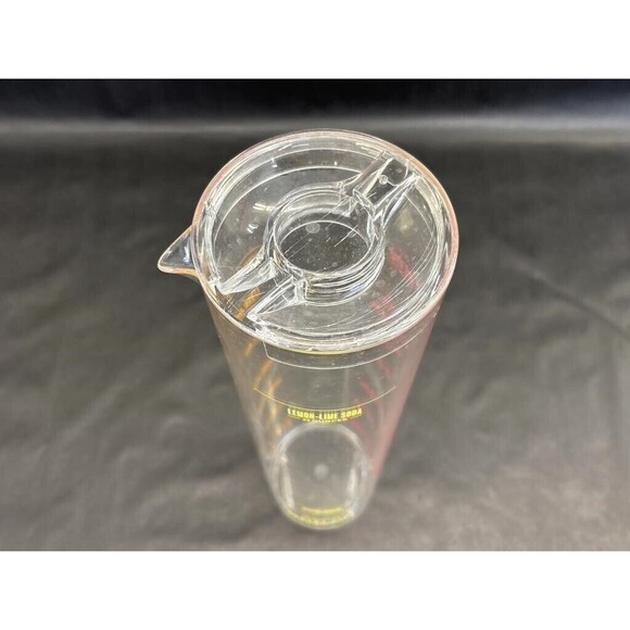 Bacardi Mixing Beaker Banana Fizz Berry Punch Banana Clear Acrylic Advertising - Picture 4 of 8